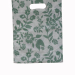 Compostable bio-degradable 'D' cut shopping carry carrier bag