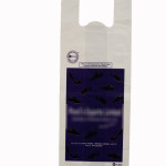 Compostable bio-degradable 'U' cut shopping carry carrier bag