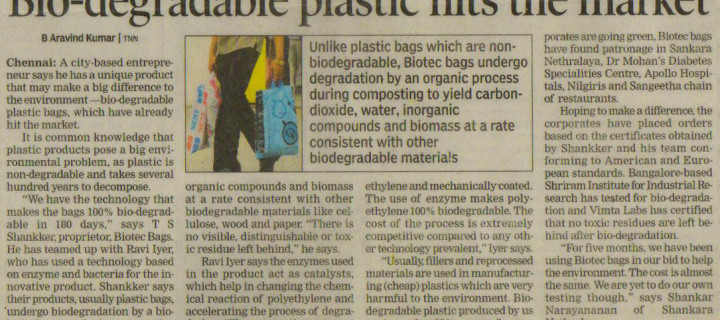 Times of India, Monday 16th, February 2009